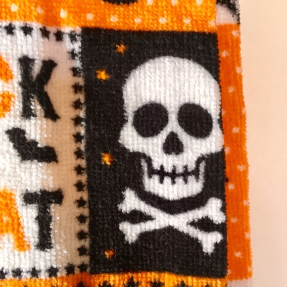 3 Halloween Moon Cat Skull JOL Web  Kitchen Towels - Picture 5 of 9